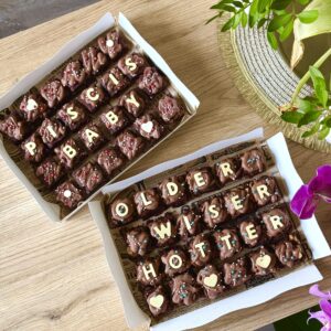 Brownie bites personalizados