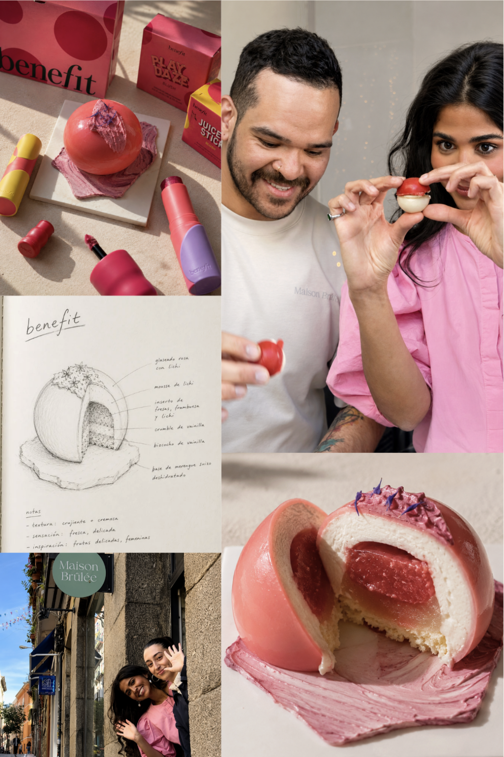Colaboraciones creativas marcas postres madrid